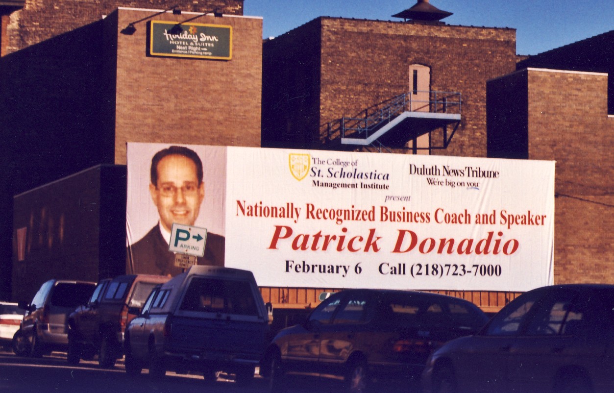 Patrick Donadio on a Billboard